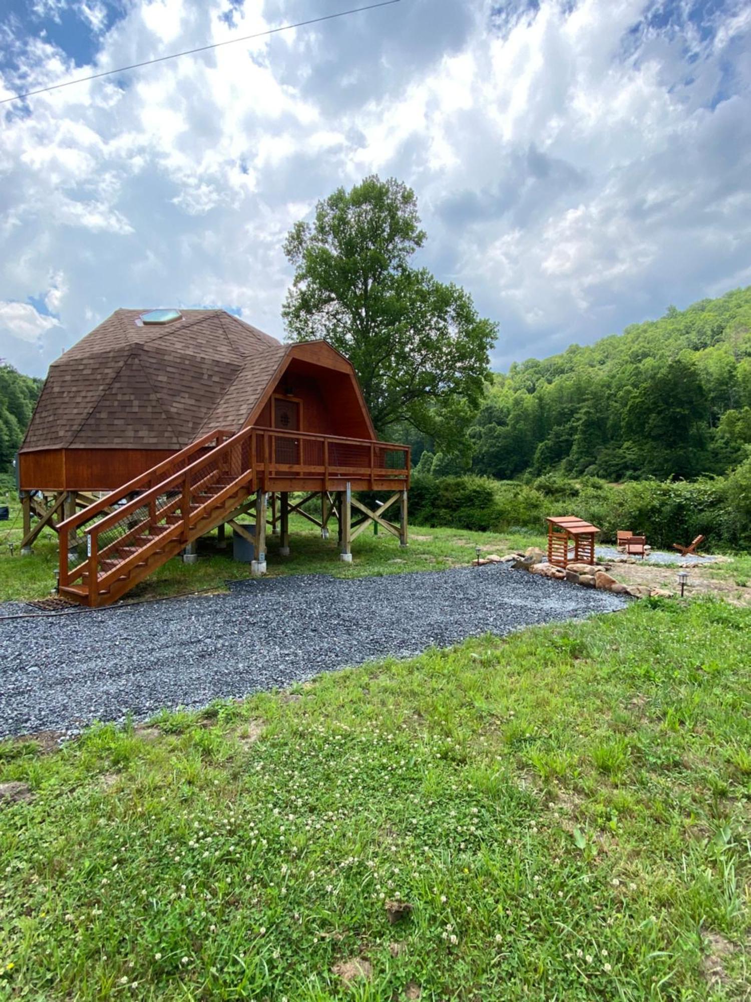 Natahala Glamping Red Dome #23 Villa Topton Buitenkant foto