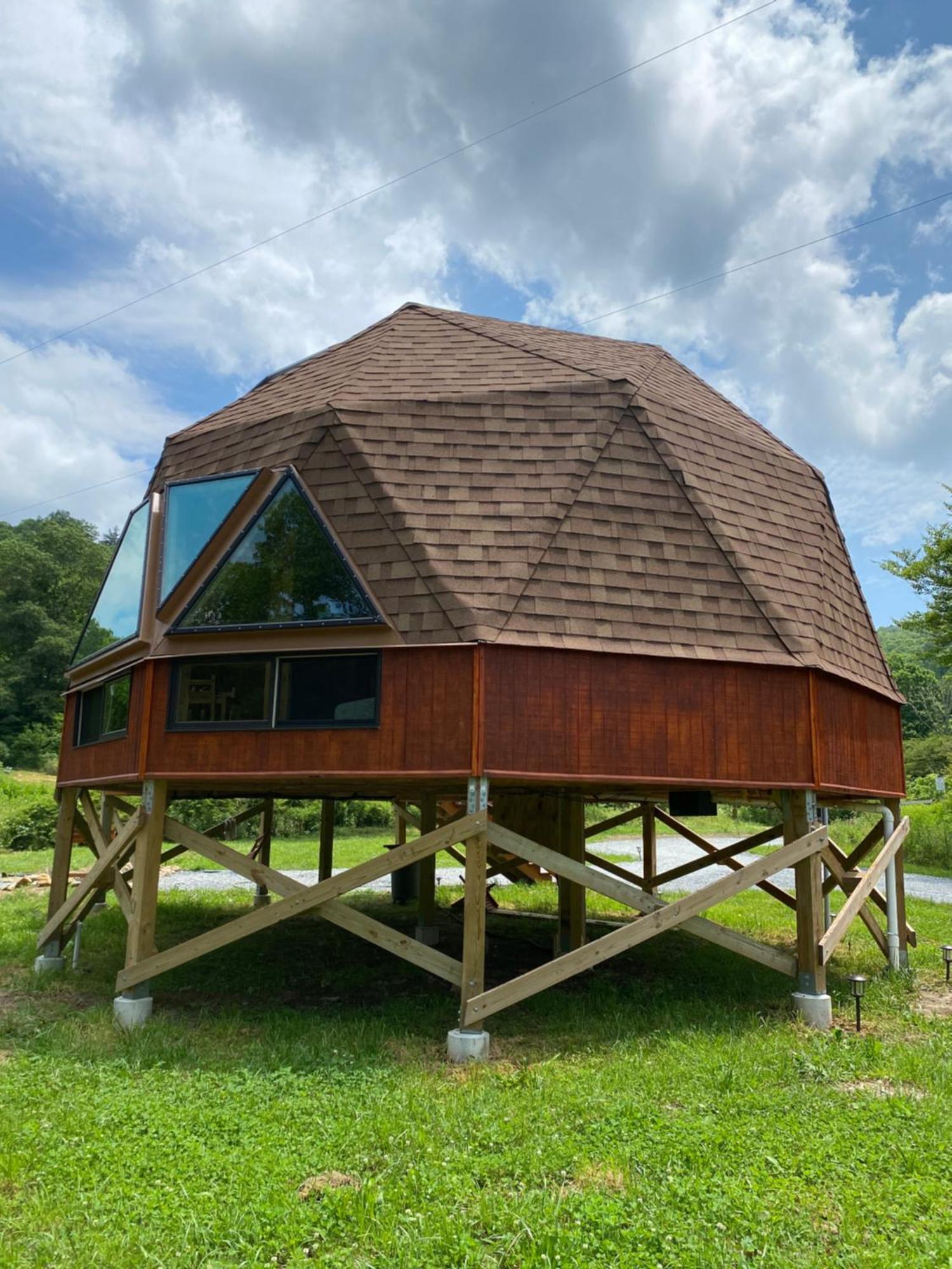 Natahala Glamping Red Dome #23 Villa Topton Buitenkant foto